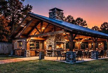 Rustic pavilion placeholder photograph